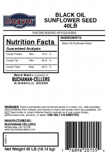 Black Oil Sunflower 40 lb
