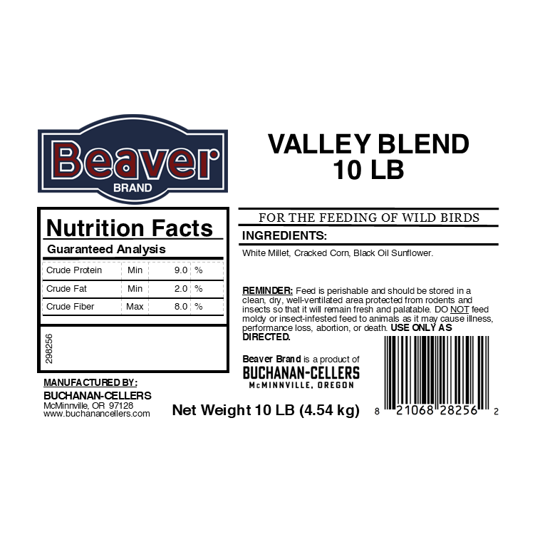 Beaver Brand Valley Blend 10 lb