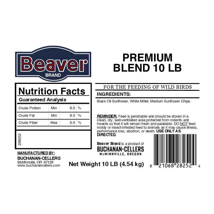 Beaver Brand Premium Blend 10 lb