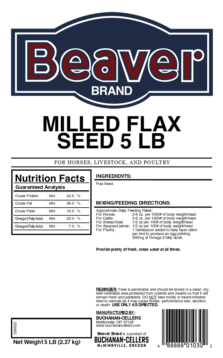 Beaver Brand Milled Flax Seed