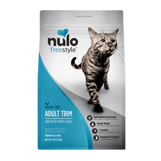 Nulo Freestyle GF High-Protein Salmon & Lentils Adult Trim 5 lb