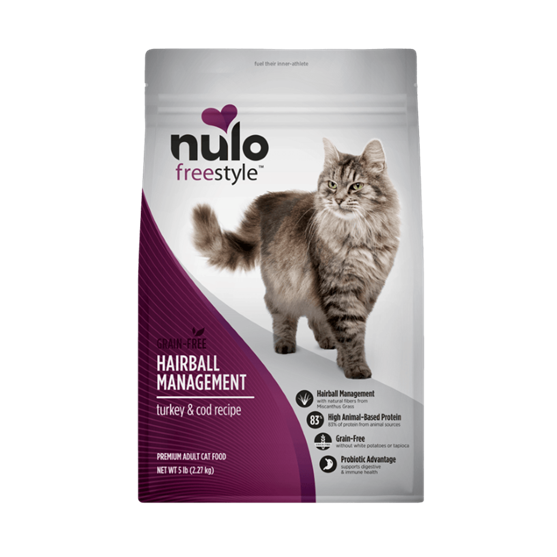Nulo FreeStyle GF Hairball Management Turkey & Cod 5 lb