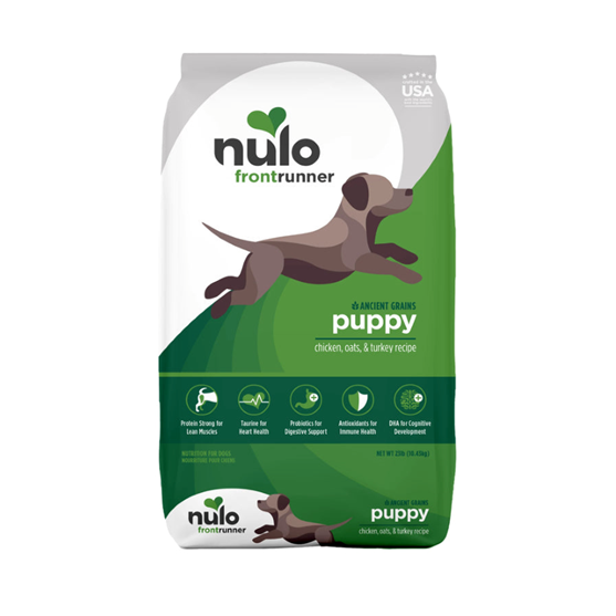 Nulo Frontrunner High-Protein Chicken, Oats & Turkey Puppy 23 lb