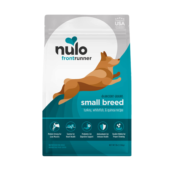 Nulo Frontrunner High-Protein Turkey, Whitefish & Quinoa Small Breed 3 lb