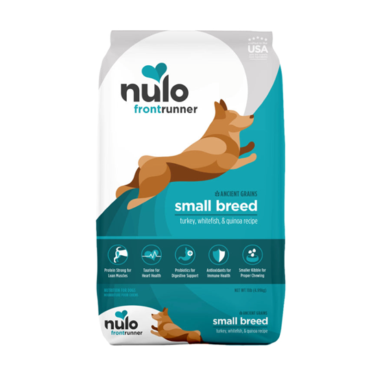 Nulo Frontrunner High-Protein Turkey, Whitefish & Quinoa Small Breed 11 lb