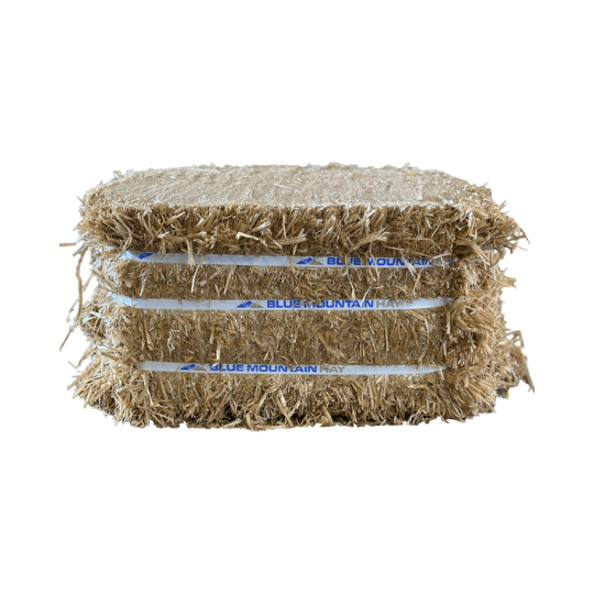 Blue Mountain Hay Organic Straw Compressed Bale