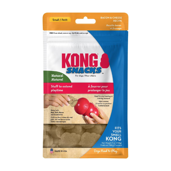 Kong Stuff'N Snacks Cheese and Bacon Small