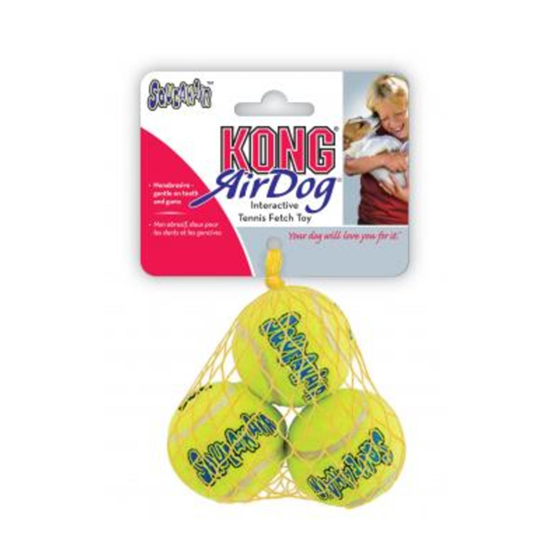 Kong Air Squeaker Ball Extra Small 3 pack