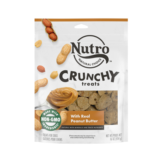 Nutro Peanut Crunch Dog Treats 16 oz
