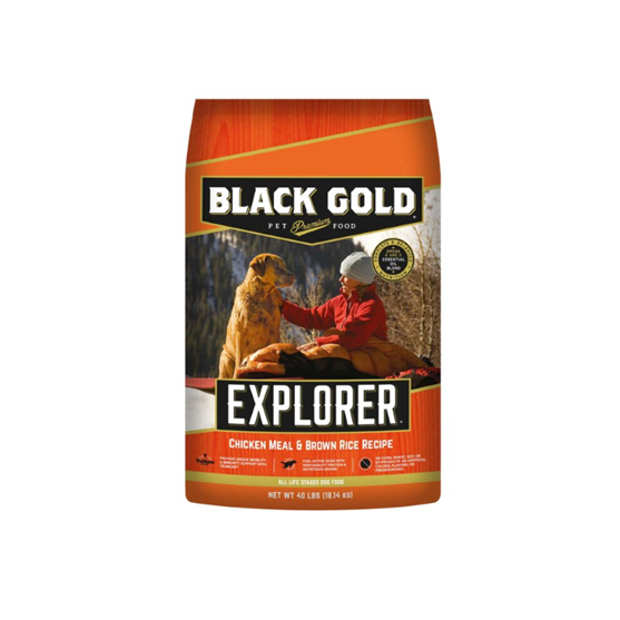 Black Gold Chicken & Rice 40 lb Dog Food