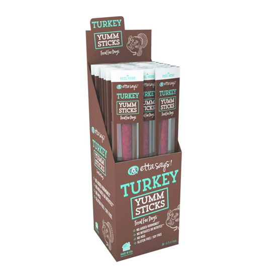 Etta Says! Turkey Yumm Jerky Stick Dog Treats Single