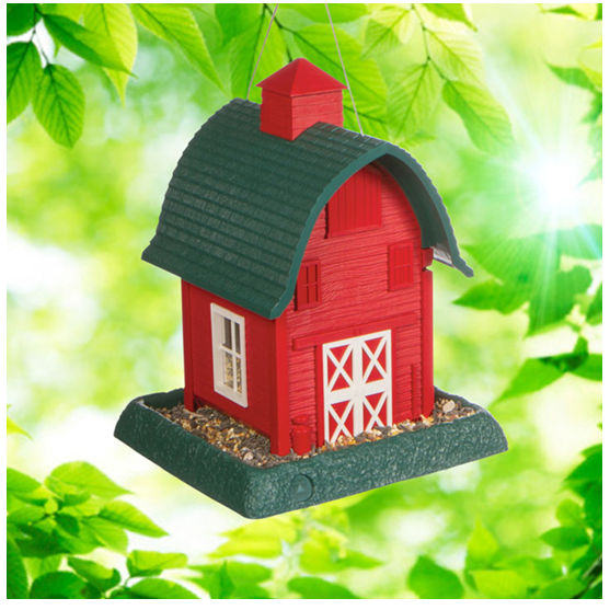 Birdfeeder Red Barn