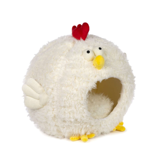 Cozy Chicken Hideaway Cat Bed