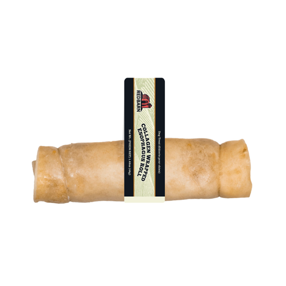 Redbarn Collagen Wrapped Esophagus Roll Dog Treat Medium
