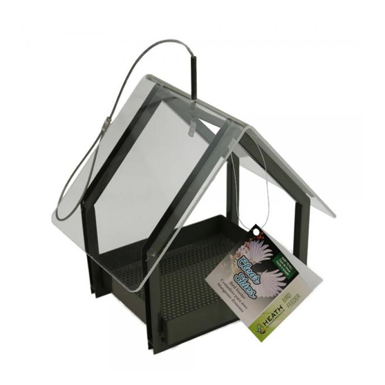 Heath Metal Clear Fly Through Feeder