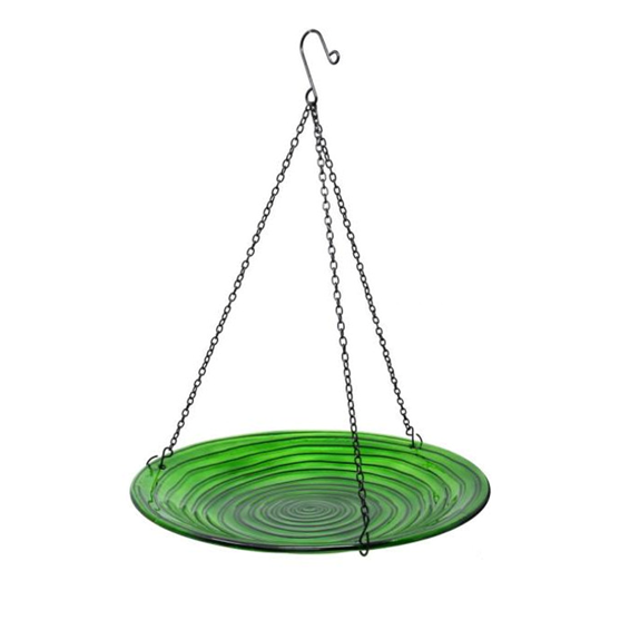 Songbird Essentials Green Hanging Birdbath