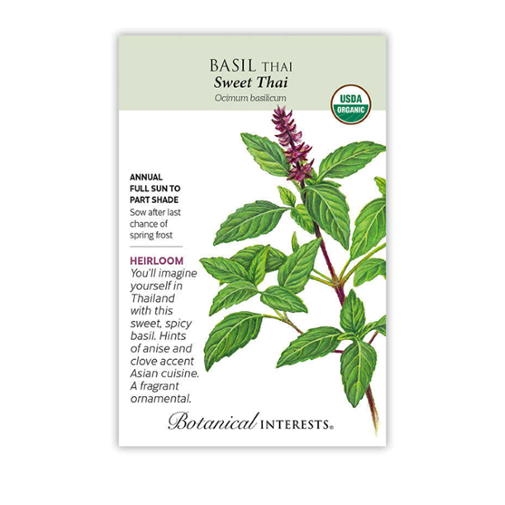 Botanical Interests Sweet Thai Basil Seeds