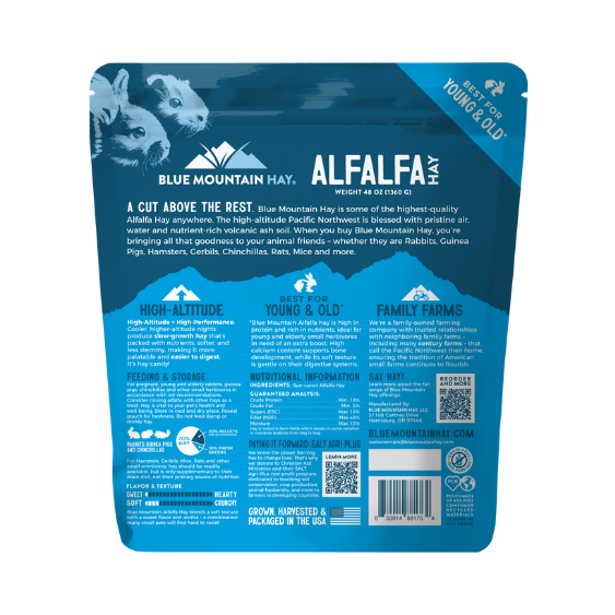 Blue Mountain Hay Alfalfa Hay 48 oz bag