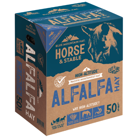 Blue Mountain Hay Easy Flake Alfalfa Hay 50 lb 