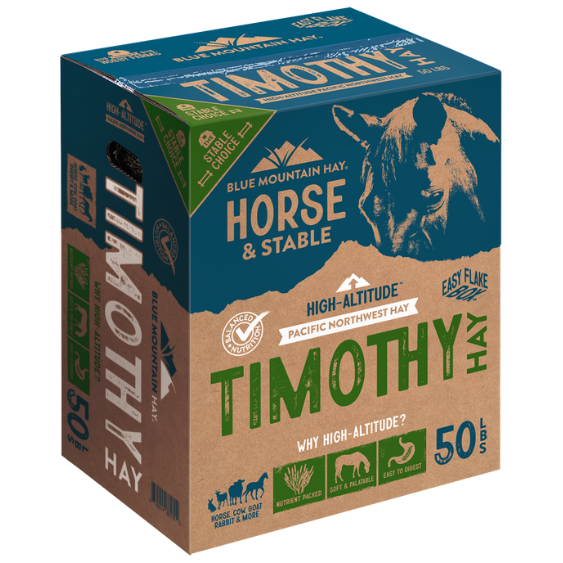 Blue Mountain Hay Easy Flake Timothy Hay 50 lb