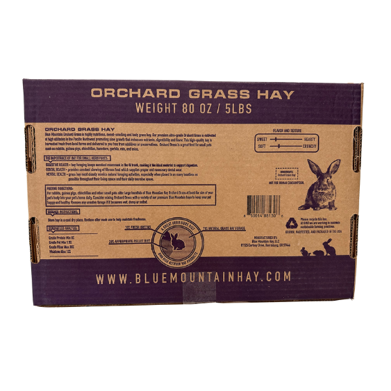 Blue Mountain Hay Orchard Grass Hay 5 lb box