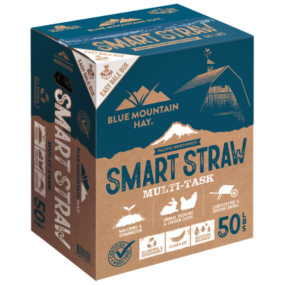 Blue Mountain Hay Easy Flake Smart Straw 50 lb