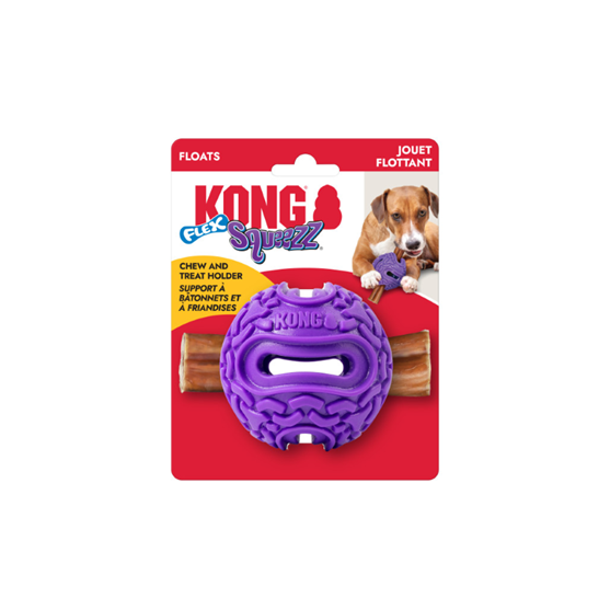 Kong Squeezz Flex Ball Dog Toy Medium/Large