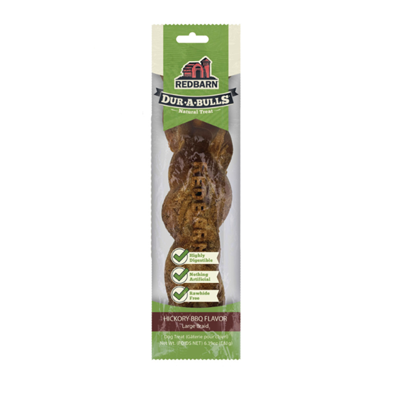 Redbarn Dur-A-Bulls Braid Hickory BBQ Large
