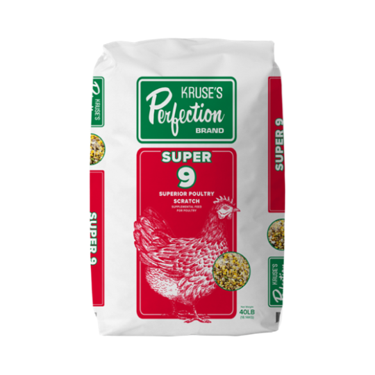 Kruse's Perfection Super 9 Superior Poultry Scratch 40 lb