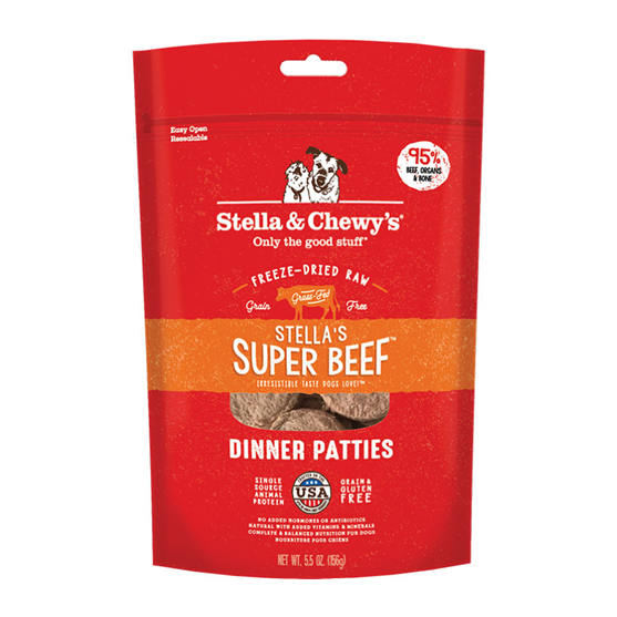 Stella & Chewy's Freeze Dried Beef Patties 5.5 oz