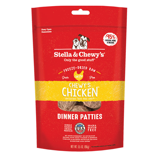 Stella & Chewy's Freeze Dried Chicken Patties 5.5 oz