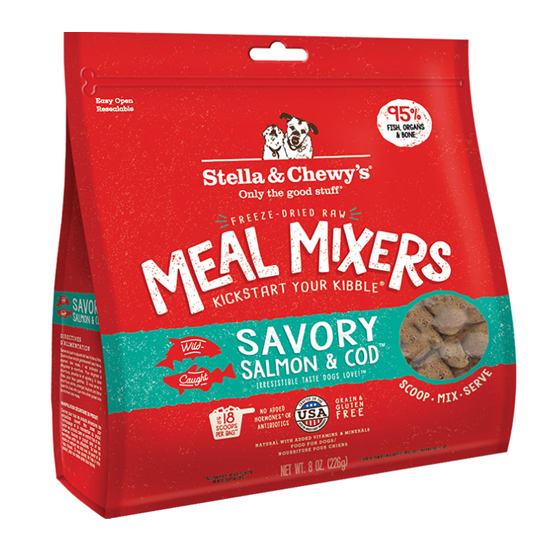 Stella & Chewy's Freeze Dried Meal Mixers Salmon and Cod 8 oz