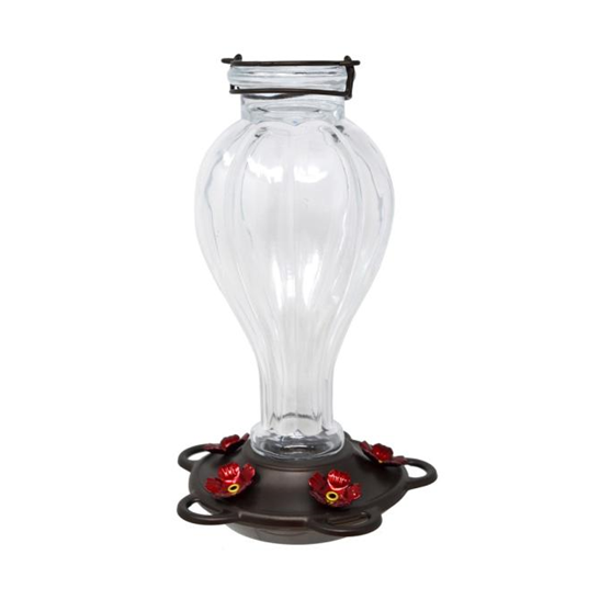 Backyard Essentials Clear Balloon Hummingbird Feeder