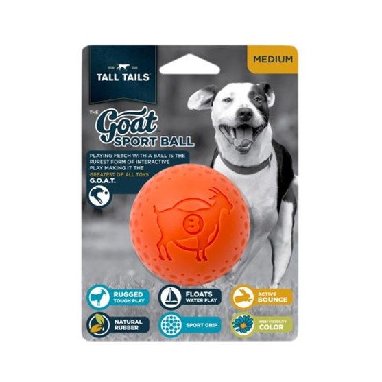 Tall Tails Goat Sport Ball Medium 3 inch