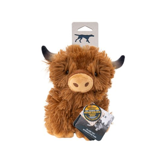 Tall Tails Highland Cow Dog Toy