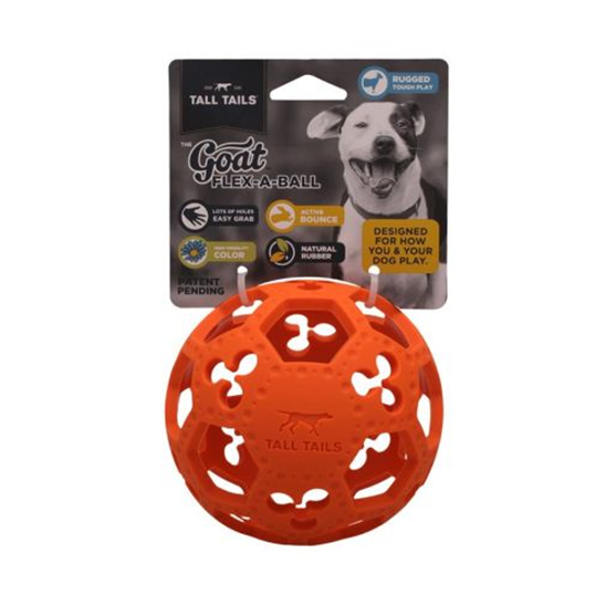 Tall Tails Goat Sport Flex-A-Ball Dog Toy
