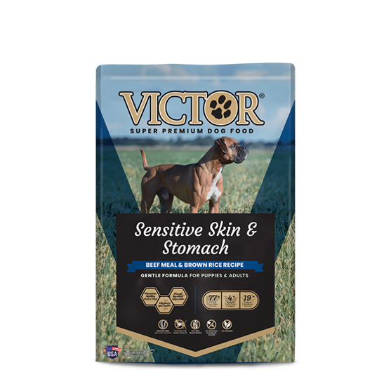 Victor Sensitive Skin & Stomach Beef 30 lb Dog Food 