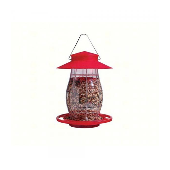 Heritage Farms Lantern Red Plastic