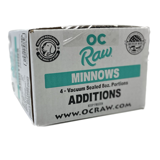 OC Raw Minnows 2 lb Frozen Dog Treats