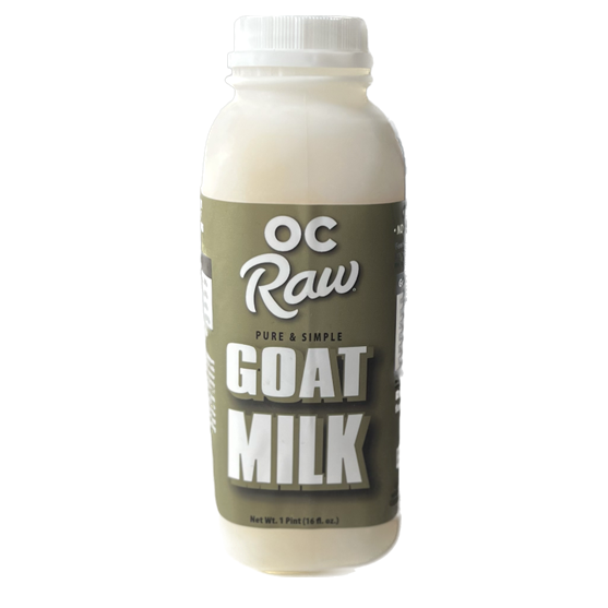 OC Raw Pure & Simple Goat Milk 16 oz Frozen Dog Treats