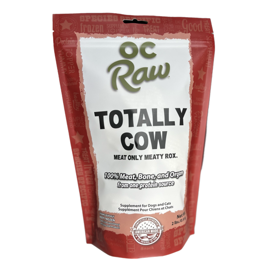 OC Raw Totally Beef Meaty Rox 2 lb Frozen Dog Food