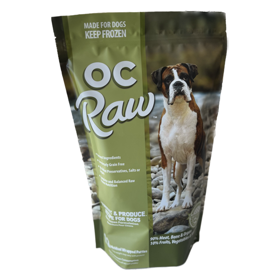 OC Raw Turkey & Produce Patties 6 lb Frozen Dog Food
