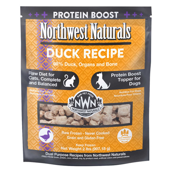 Northwest Naturals Cat and Dog Duck Nibbles 2 lb Frozen Dog Food
