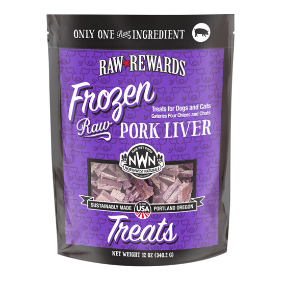 Northwest Naturals Pork Liver 12 oz Frozen Dog Food