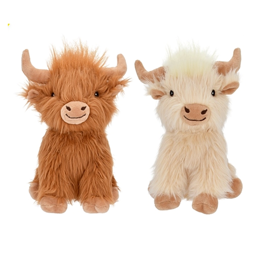Multipet Highland Cow Dog Toy 5"