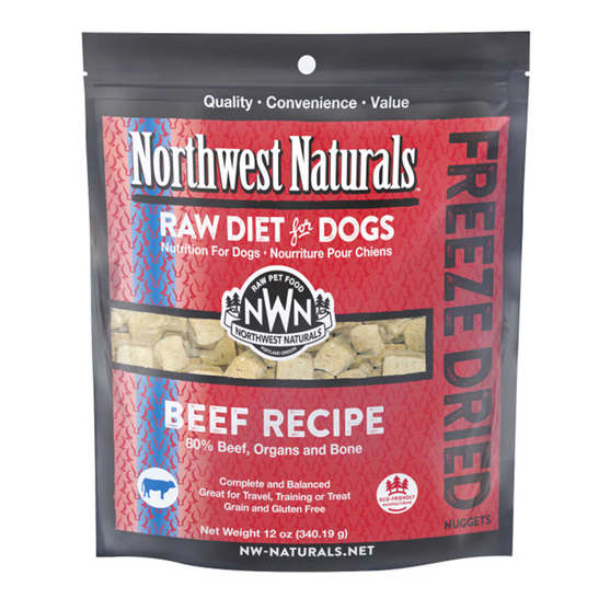 Northwest Naturals Freeze Dried Beef Nuggets 12 oz Dog Food