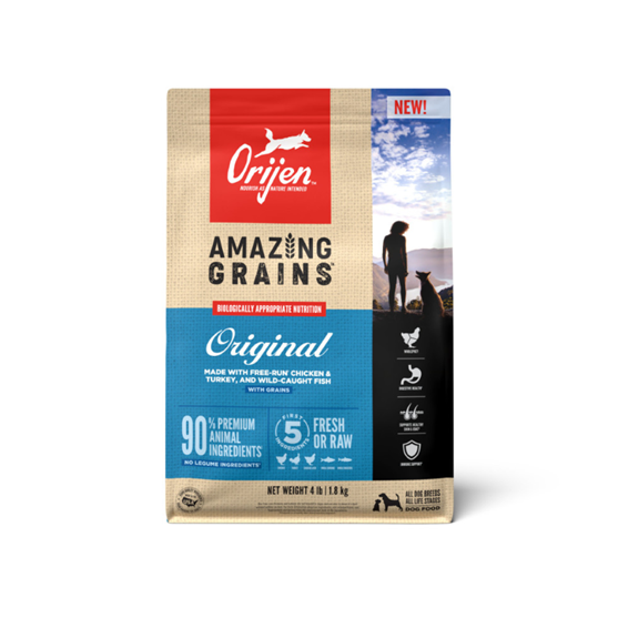 Orijen Amazing Grains Original 4 lb Dog Food