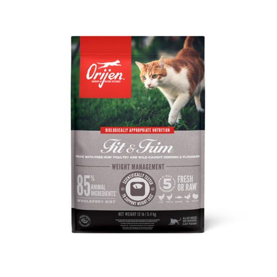 Orijen Grain Free Fit and Trim 12 lb Cat Food 