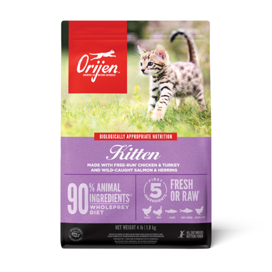 Orijen Grain Free Kitten 4 lb Cat Food