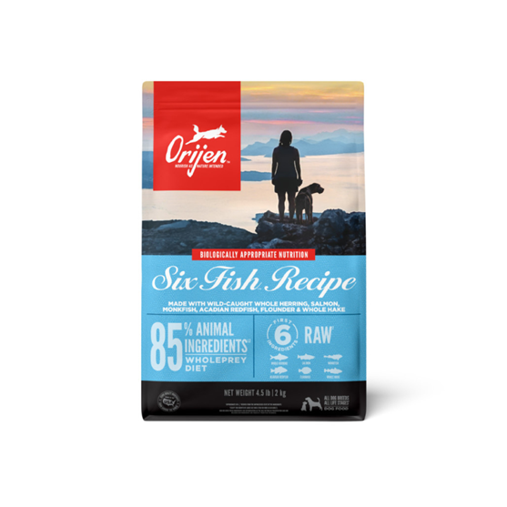 Orijen Grain Free Six Fish 4.5 lb Dog Food